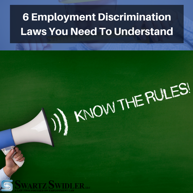 What Should I Know About Employment Discrimination Laws