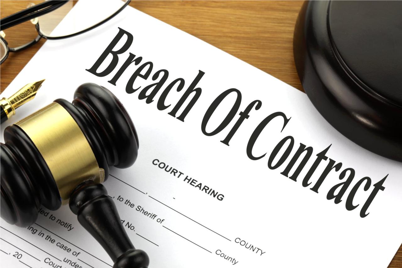 What Are The Consequences Of Breaching A Contract