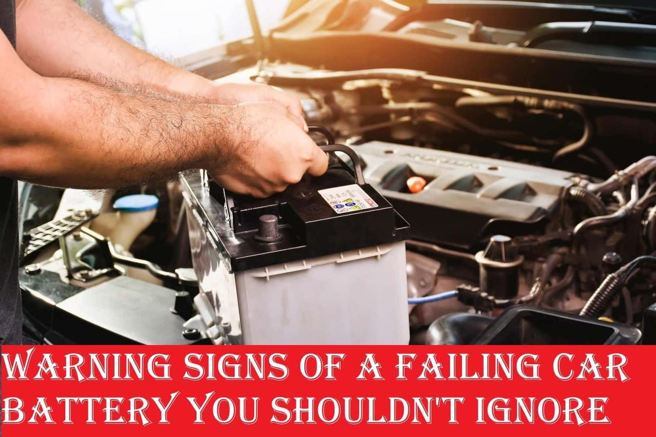 What Are The Signs Of A Failing Car Battery